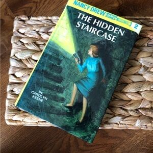 Vintage Nancy Drew Mystery: The Hidden Staircase #2 hardback book